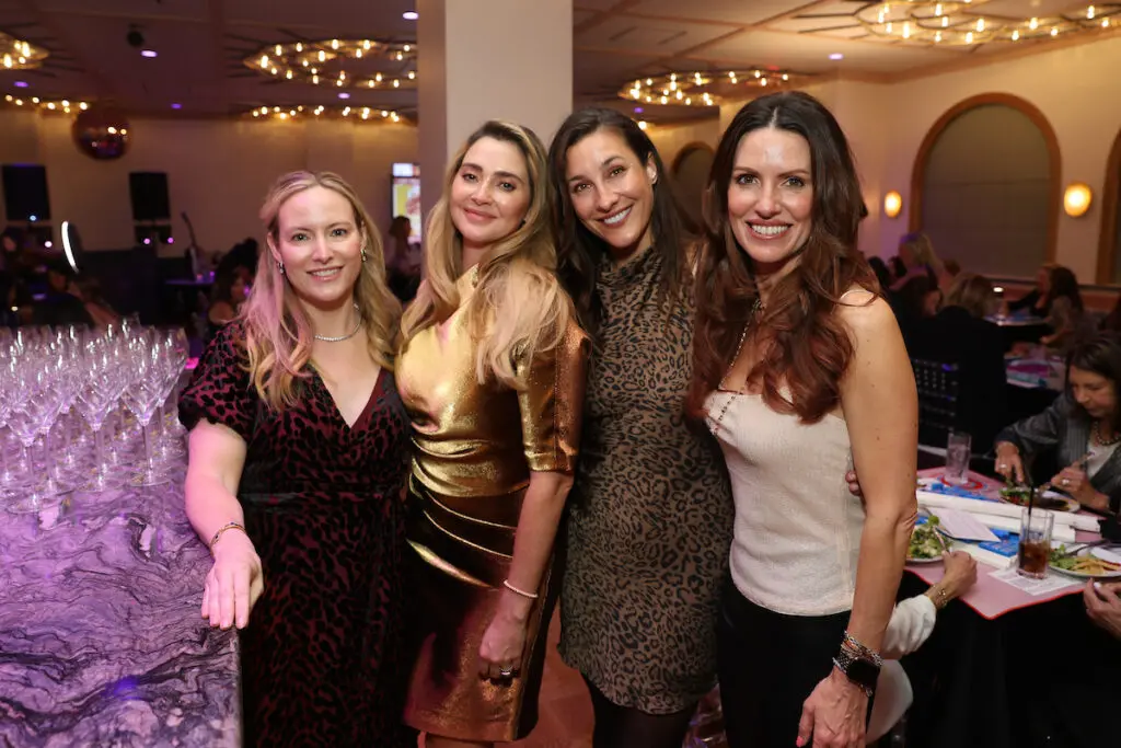 Britt Link, Libbie Libby, Katie Dwan, Sara McEown at the Mahjong for a Cure soirée