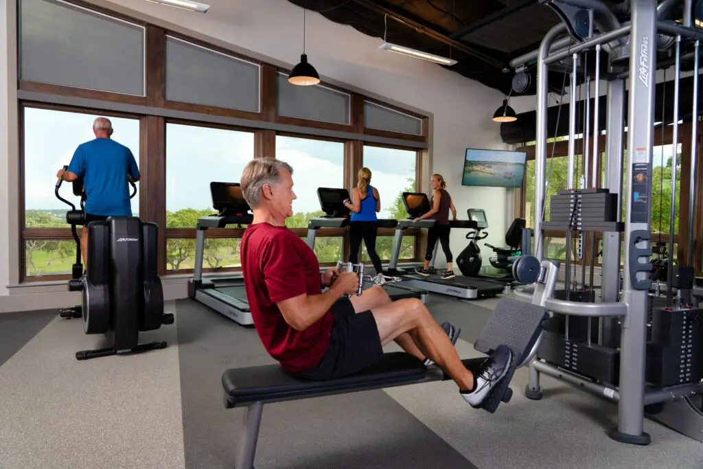 The FIT Club offers classes in the movement studio and cardio with a view. (Photo courtesy of Boot Ranch)
