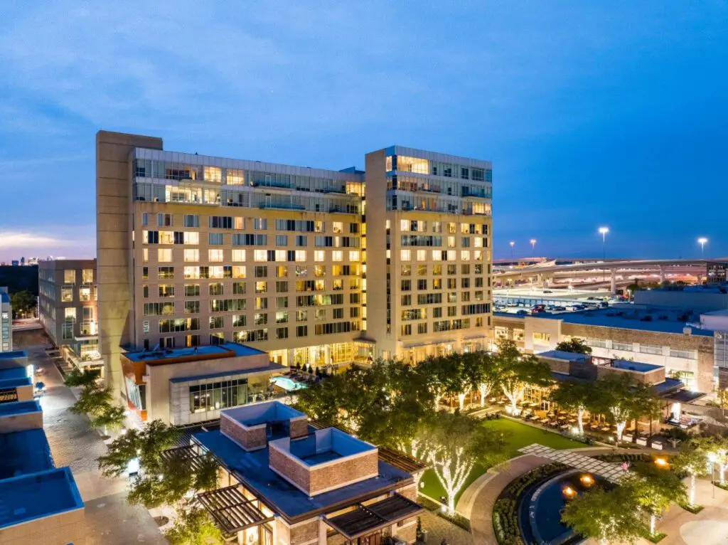 The hotel is centrally located and walkable to everything in West Houston’s top mixed-use development.