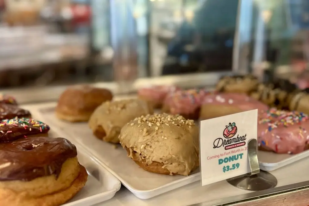 Dreamboat Donuts & Scoops dishes out 100% vegan donuts and ice cream, with standout combos like guava glaze and banana coconut whip. (Courtesy)