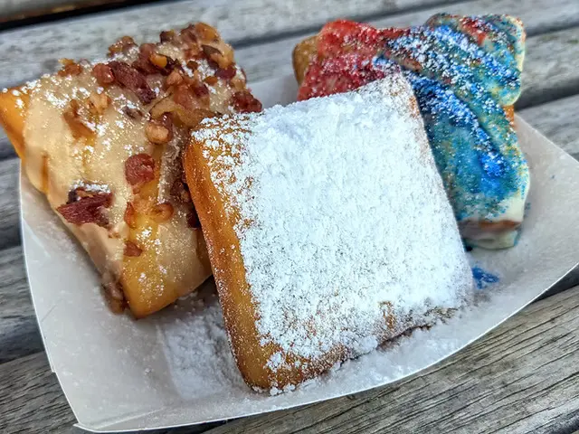 Dusty Biscuit Beignets get a Texas twist at this South Main spot, where sweet and savory creations like the Dusty Cristo and tiramisu-filled puffs steal the show. (Courtesy)