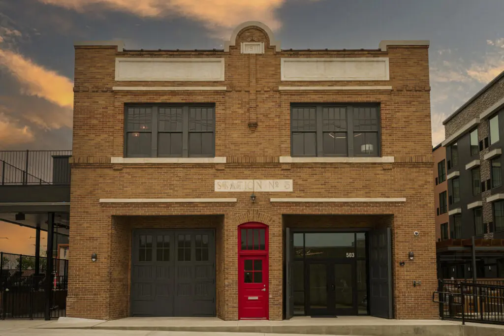 Housed in a restored fire station, The Nobleman Hotel now anchors Fort Worth’s South Main with its chef-driven restaurant, Duchess. (Courtesy)