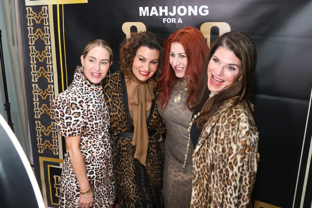 Gena Rush, Tina Silvestri, Jennifer Pinkerton, Laura Davenport at the Mahjong for a Cure soirée