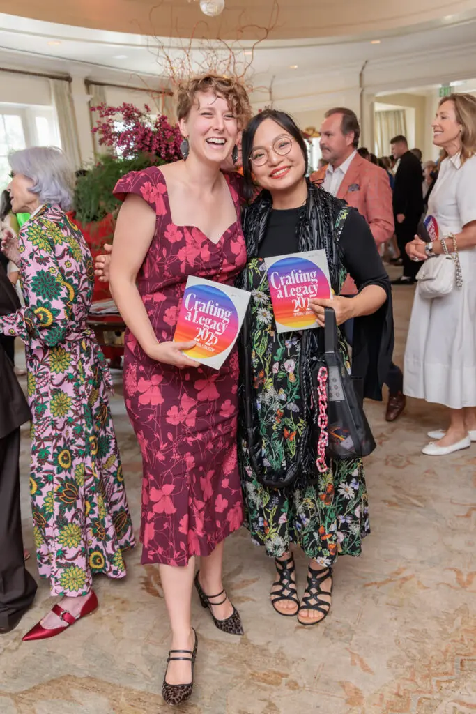Abi Ogle, Dongyi Wu at Crafting a Legacy 2025 Spring Luncheon (Photo by Katy Anderson)