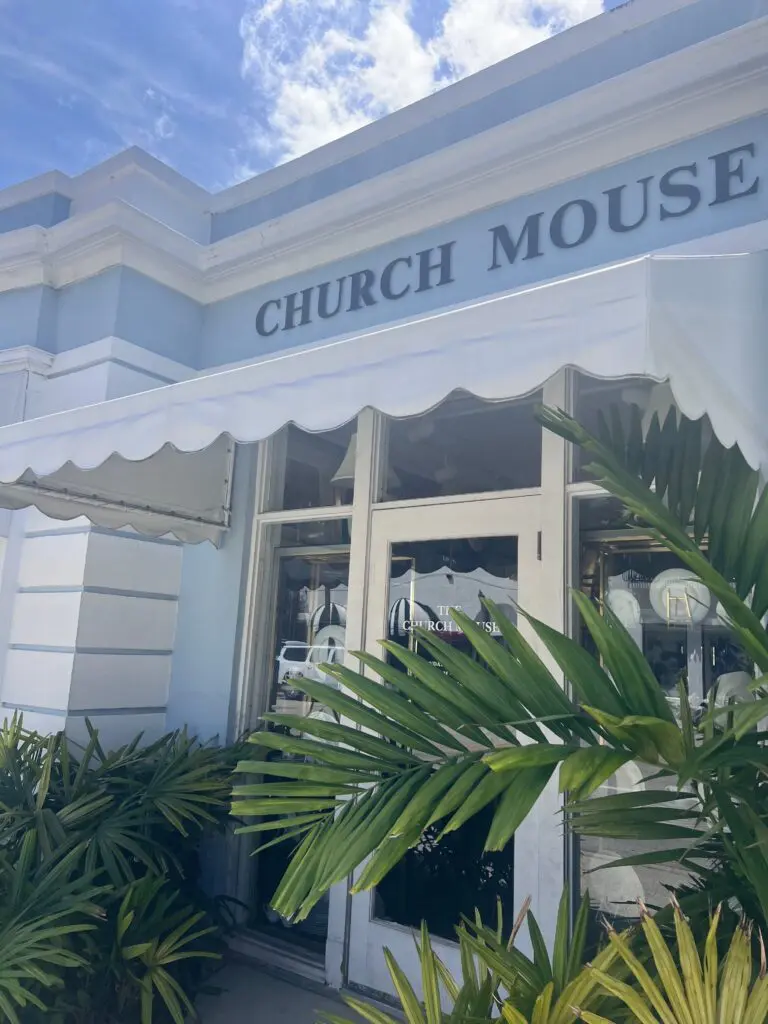 Pop into my favorite charity thrift store on the island, The Church Mouse. I've picked up everything from a bakelite clutch to chintz curtain panels to, most recently, a 1960s Hawaiian wrap dress. (Photo by Melissa Smrekar)