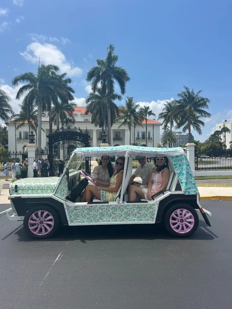 As she drove, wind in our hair, Ferreira shared memories of her grandmother, Lilly Pulitzer, from whom she clearly inherited her open heartedness and barefoot spirit. (Photo by Melissa Smrekar)