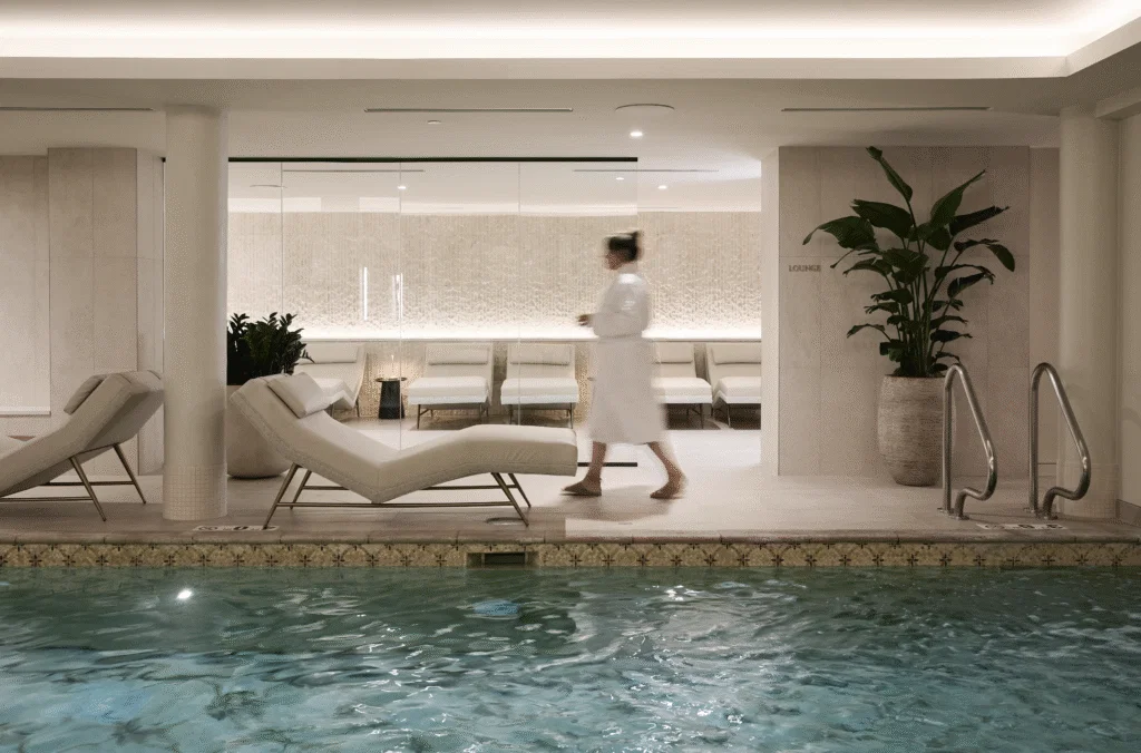 Kohler Waters Spa is a modern wellness sanctuary with literally all the bells and whistles of an innovative bathroom industrial titan. 