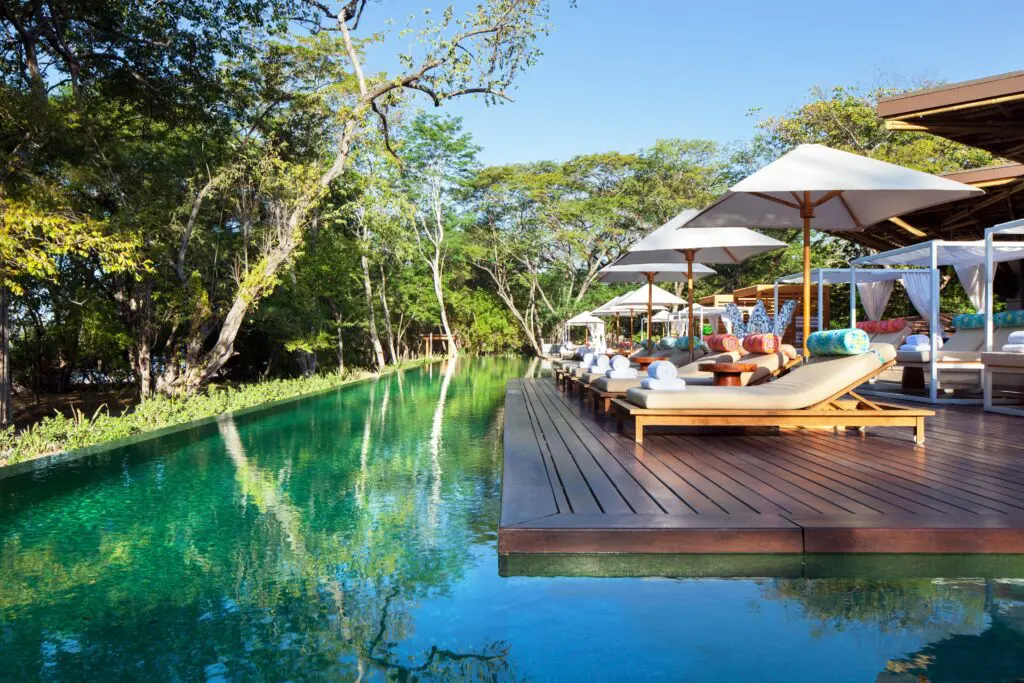 The kid-friendly pool at W Costa Rica is located close to the beach. (Courtesy)