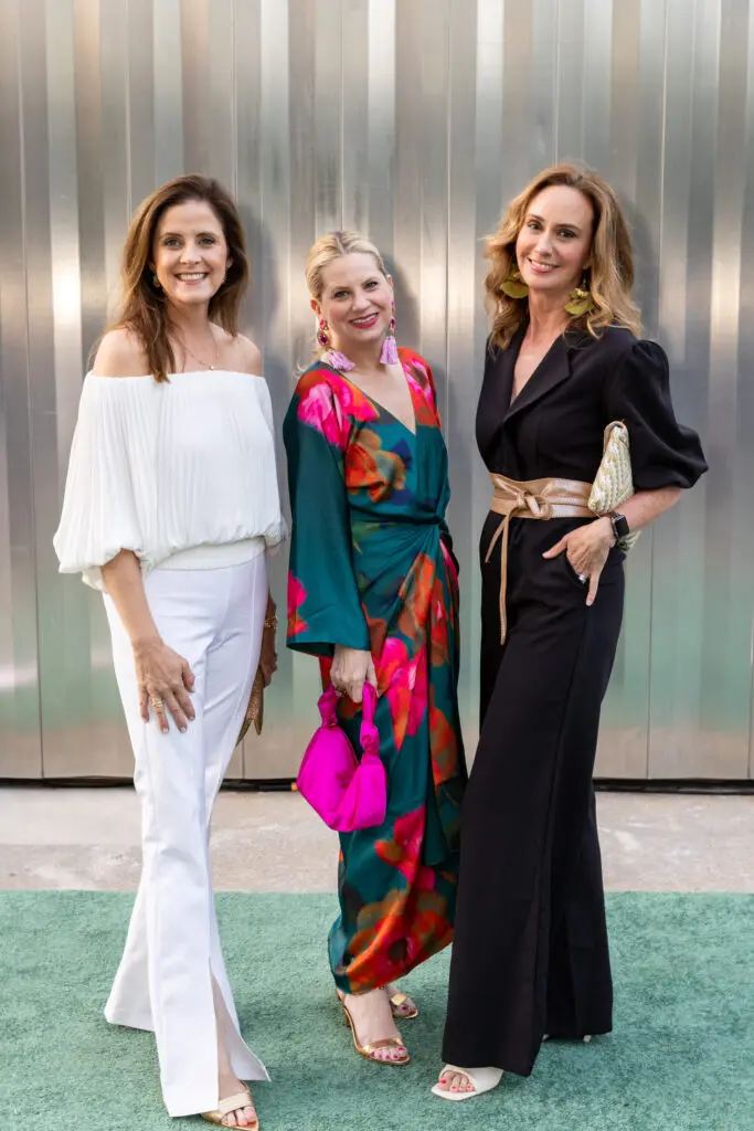 Caroline Dannebbaum, Elisa Pye, Elizabeth Cooper at CAMH Party (Photo by Emily Jaschke)