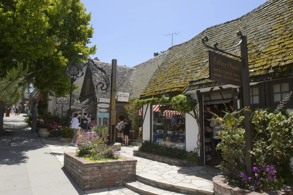 Charming, cottage-lined streets make strolling through Carmel-by-the-Sea feel like walking through a movie. (Photo by Michael Troutman/www.dmtimaging.com)