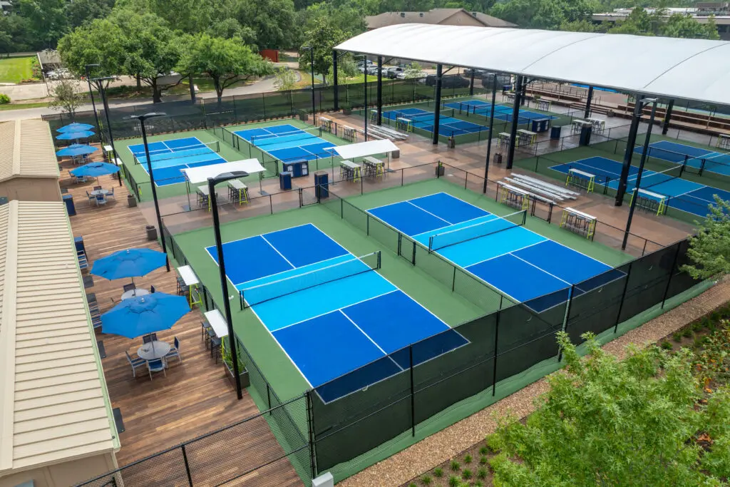 The Pickeball complex is just one of the award-winning amenities at The Houstonian Hotel, Club & Spa (Photo courtesy of The Houstonian Hotel, Club & Spa)