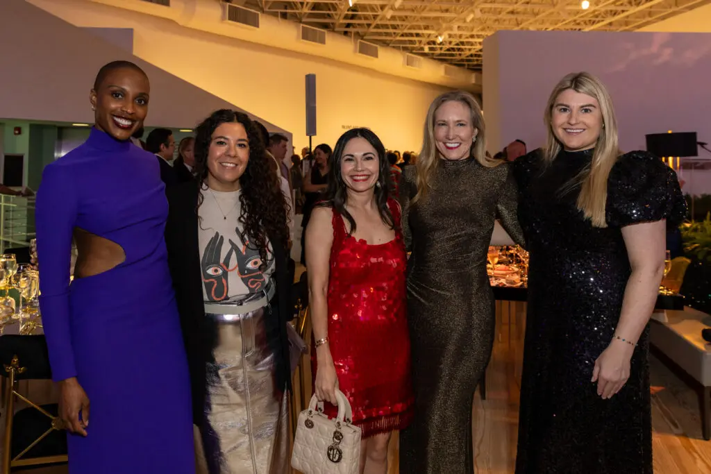 Alecia Harris, Grace Zuñiga, Michele Leal Farah, Bailey Dalton, Charlotta Hill at CAMH Party (Photo by Emily Jaschke)