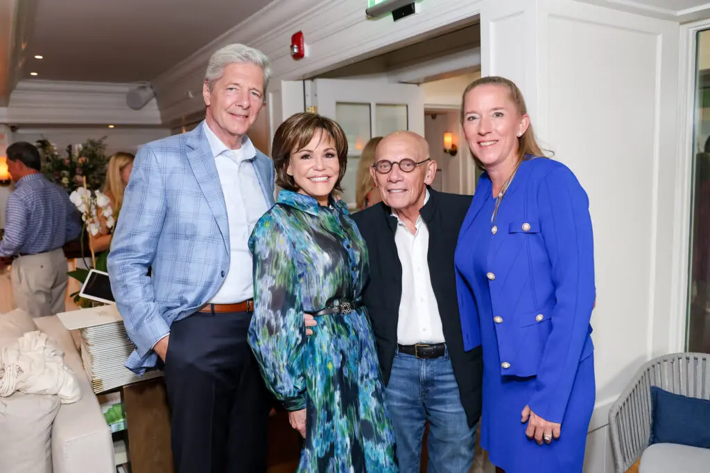 Bobby Dees & Hallie Vanderhider, Jim Postl, Dr. Michelle McNutt at Elevated Connections in Aspen (Photo by Priscilla Dickson)