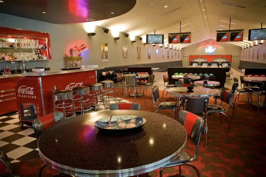 The estate includes a best-in-class, four-lane bowling alley. (Photo by Allie Beth Allman & Associates)