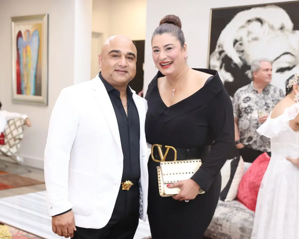  Chesley & Tanaz Choudhury at the Matt Burrus & Michael Pearce surprise wedding. (Photo by Quy Trand Photography)