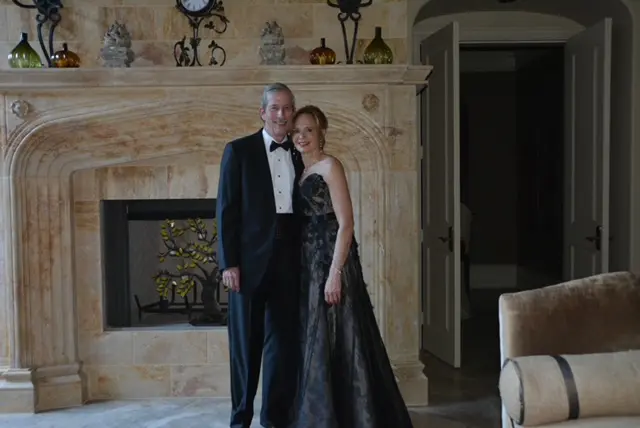 John & Janet Carrig dressed and ready for the Houston Grand Opera Ball. 