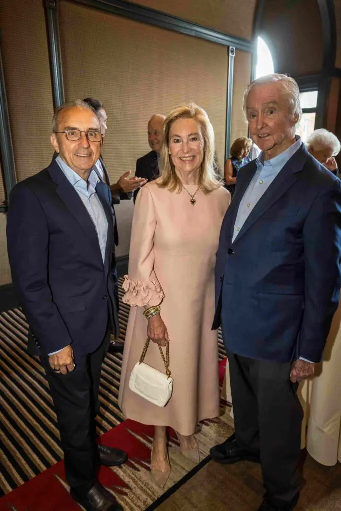Dr. Giulio Draetta, Peggy & Carl Sewell during the MD Anderson Cancer Center Rocky Mountain seminar excursion