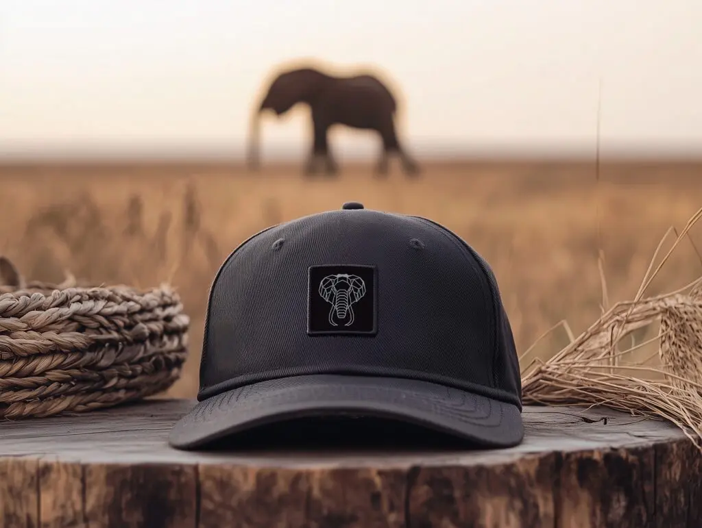 "The Great Tusker" cap from Tembo Collection (Photo by Mital Patel)
