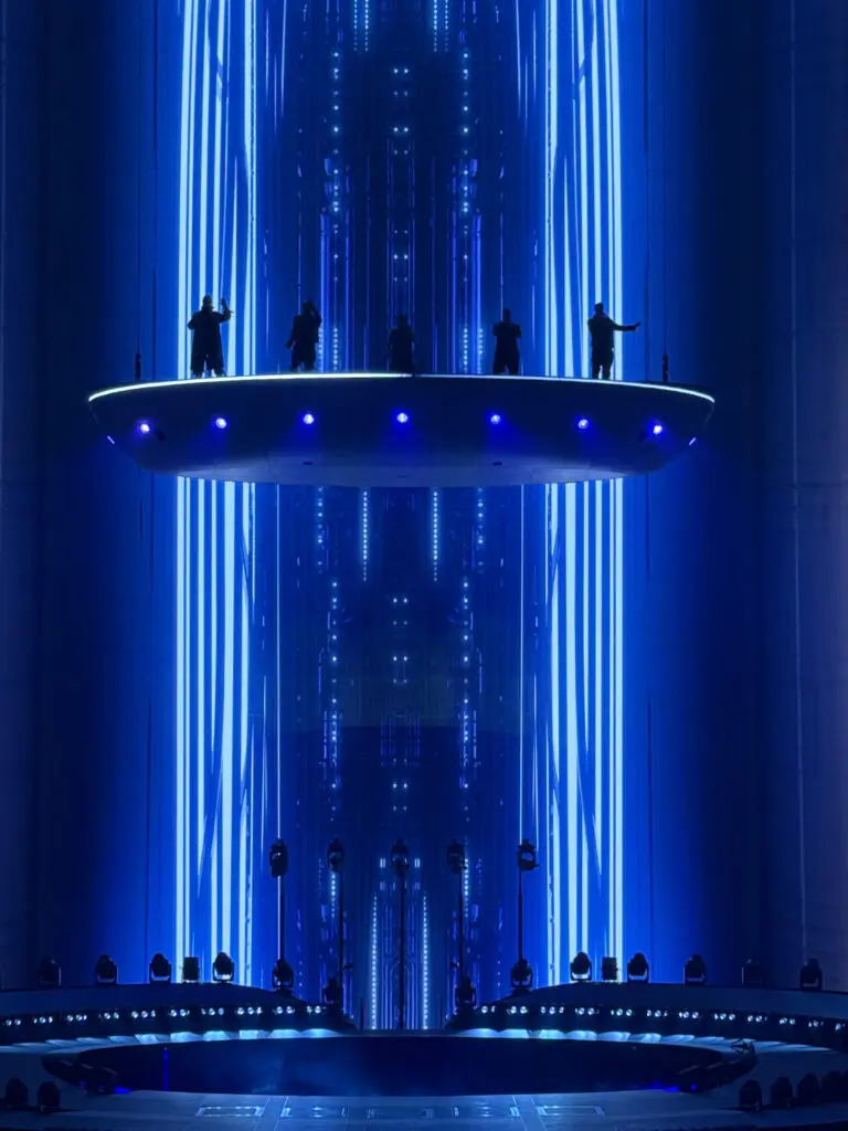 Backstreet Boys perform "I Want It That Way" on opening night of their Las Vegas residency at Sphere. (Photo by Melissa Smrekar)