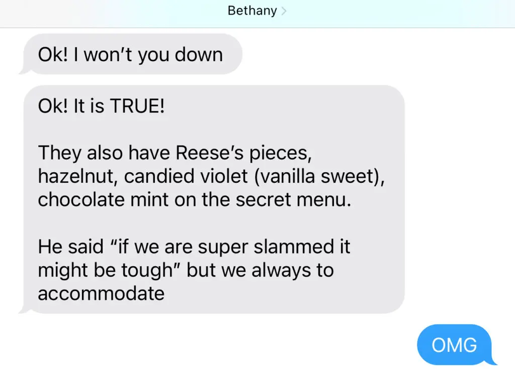 Investigative journalism to confirm Rise No. 1's secret menu. 