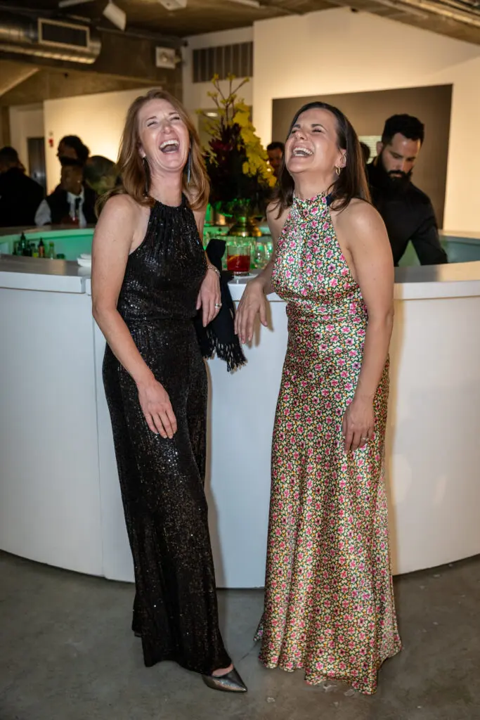 Johanne Gatto, Whiney Guarisco at CAMH Party (Photo by Emily Jaschke)