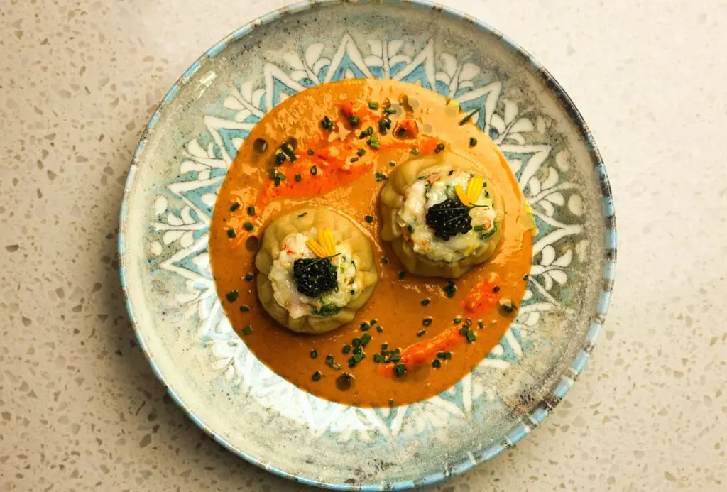 Lobster Dumplings at Kitchen Rumors