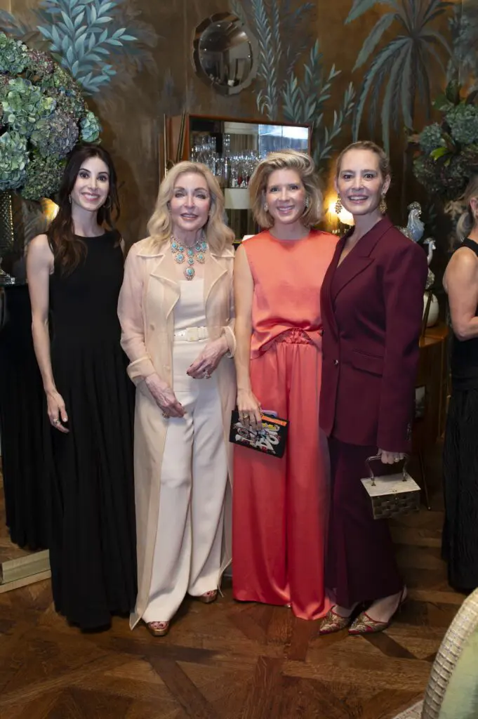 Noel Pittman, Jan Showers, Illa Gaunt, Jacquelin Sewell at Kips Bay Decorator Show House Dallas opening in 2024