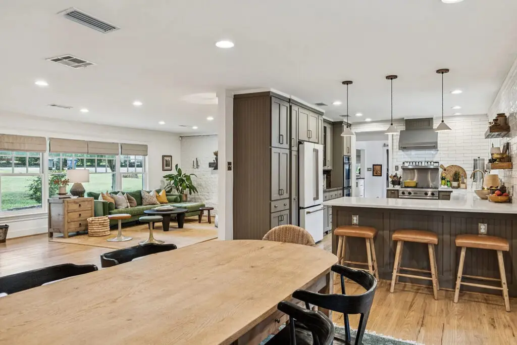 The house is a mix of open concept and distinct rooms. (Photo courtesy of Laura Lee Crivello)