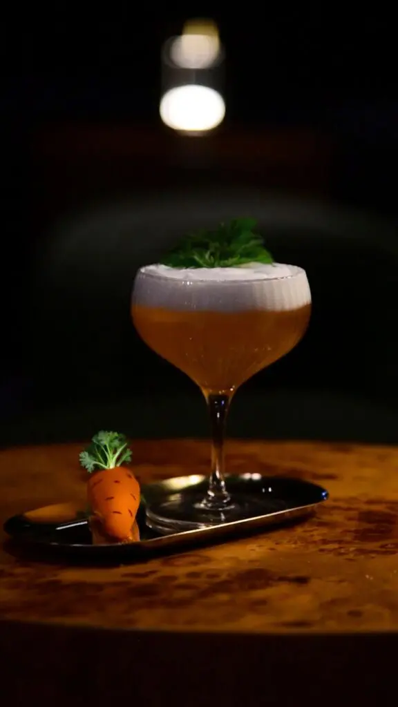 The Orange Ideal the finale of the crafted cocktail menu in the Navi speakeasy (Photo courtesy of The Post Oak Hotel)