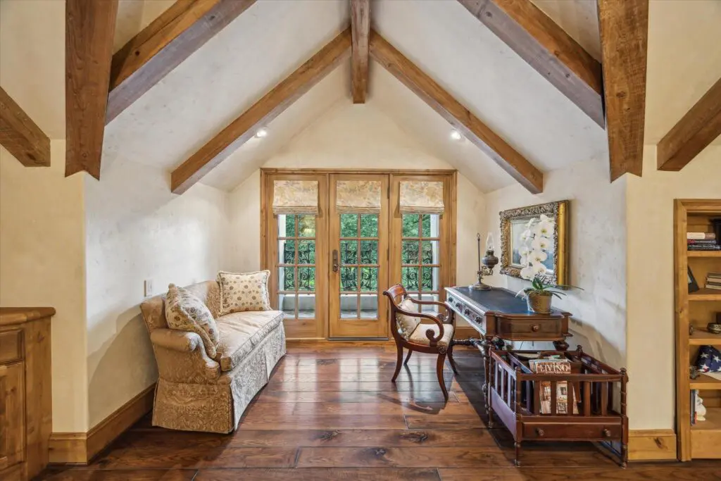 A pleasant nook in the primary suite at 3 E Rivercrest Drive
