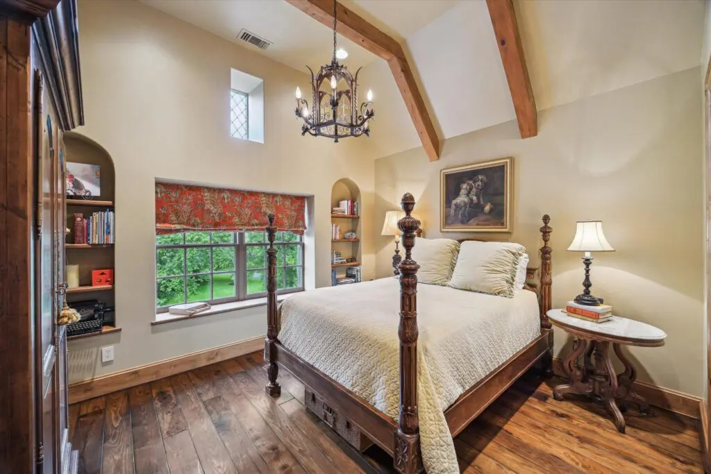 One of three bedrooms at 3 E Rivercrest Drive