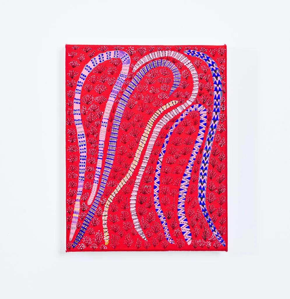 Gerardo Rosales' "Serpentarium," 2025, at Laura (the gallery). Image courtesy the artist and Laura (the gallery), photo © Graham W Bell. 