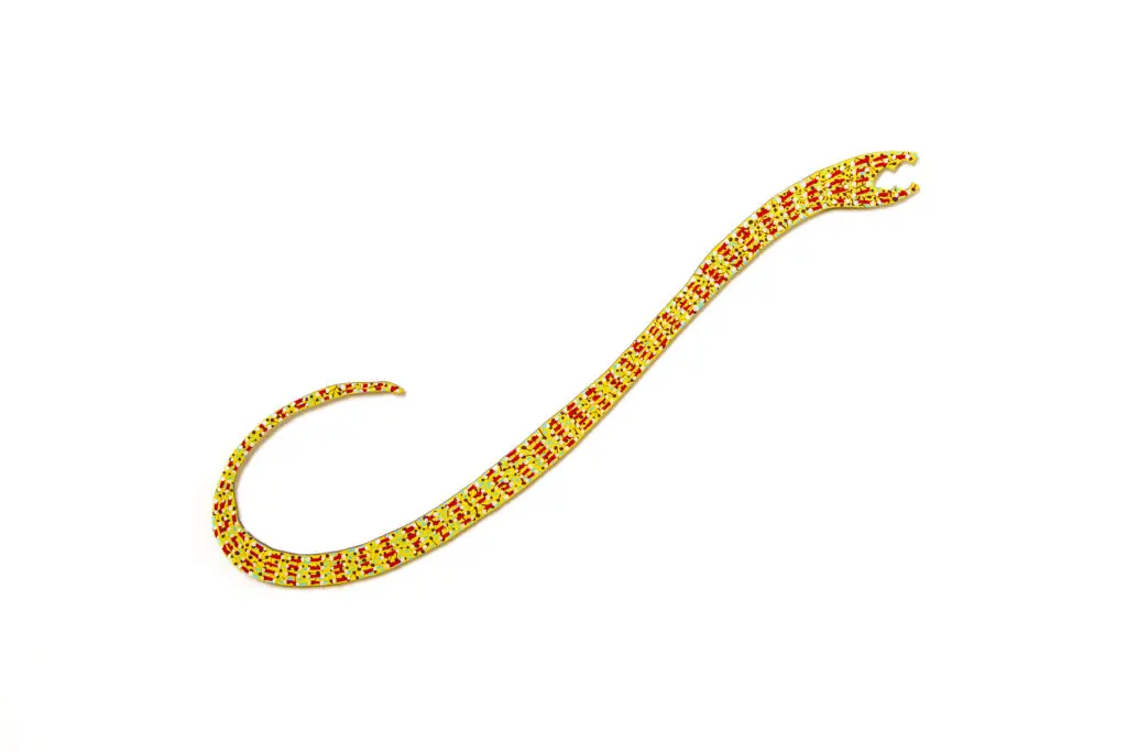 Gerardo Rosales' "Serpentine (Amarillo)," 2025, at Laura (the gallery). Image courtesy the artist and Laura (the gallery), photo © Graham W Bell. 