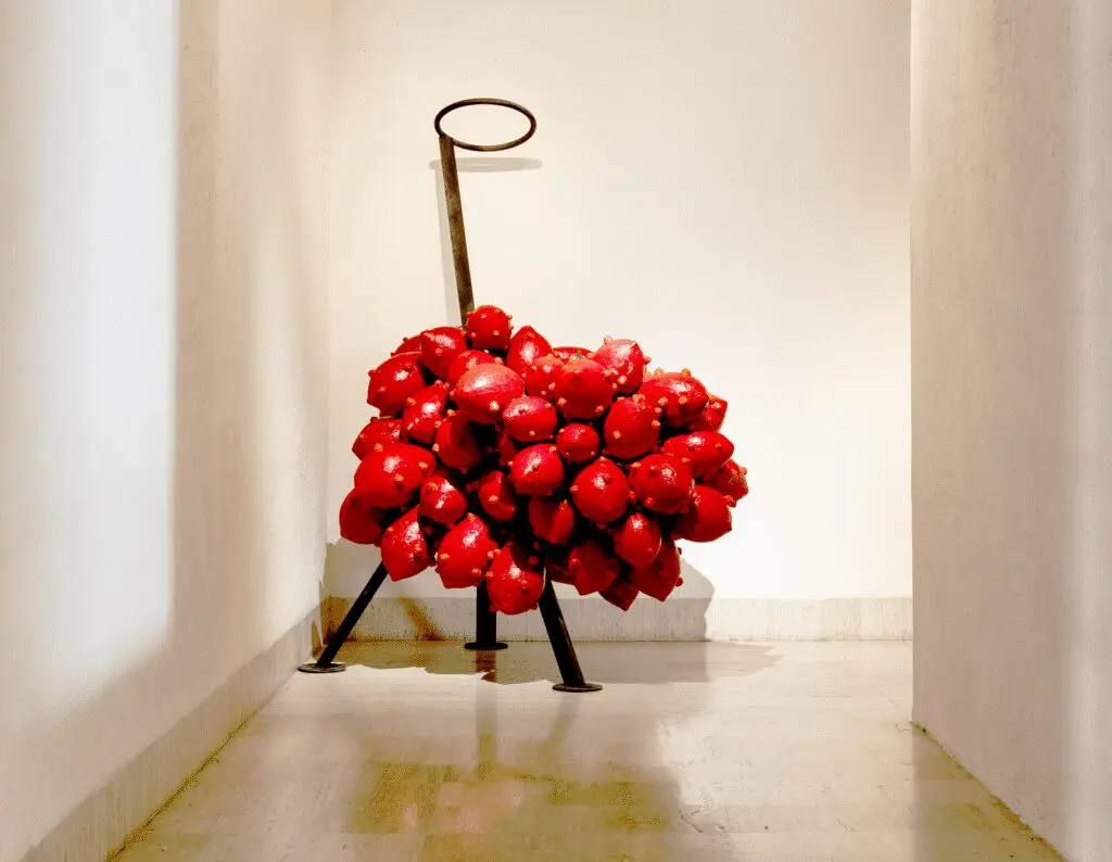 Teresa Serrano’s "Goddess of Fertility," 1993, at Barbara Davis Gallery