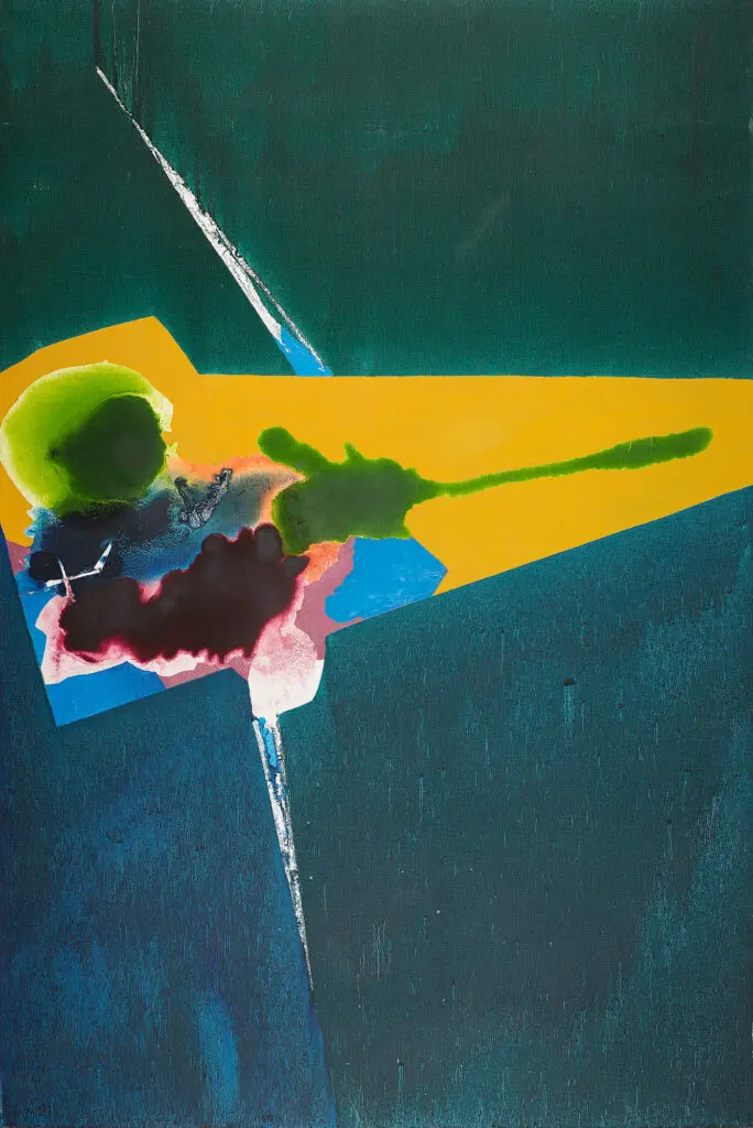 Dorothy Hood’s "Untitled," 1974–1974, 
at McClain Gallery (Courtesy The Ahrenberg Collection, Switzerland and McClain Gallery)