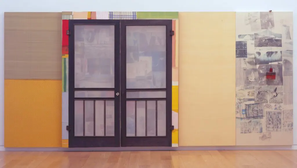 Robert Rauschenberg’s "Whistle Stop (Spread)," 1977, at The Menil Collection (The Modern Art Museum of Fort Worth; Museum Purchase and Commission, The Benjamin J. Tillar Memorial Trust)