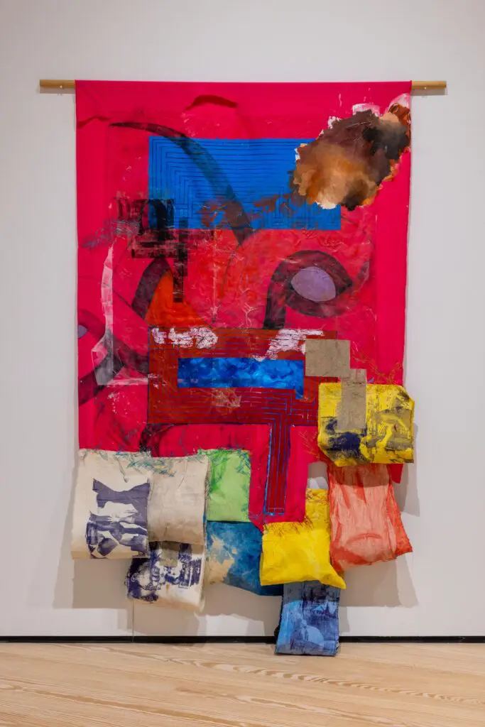 Tomashi Jackson, "Dajerria All Alone (Bolling v. Sharpe (District of Columbia)) (McKinney Pool Party)," 2016. (Courtesy Contemporary Arts Museum Houston)