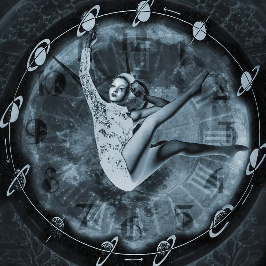 Laura Burlton created "Lunar Clock" in 2017. (Photo courtesy Houston Center for Photography)