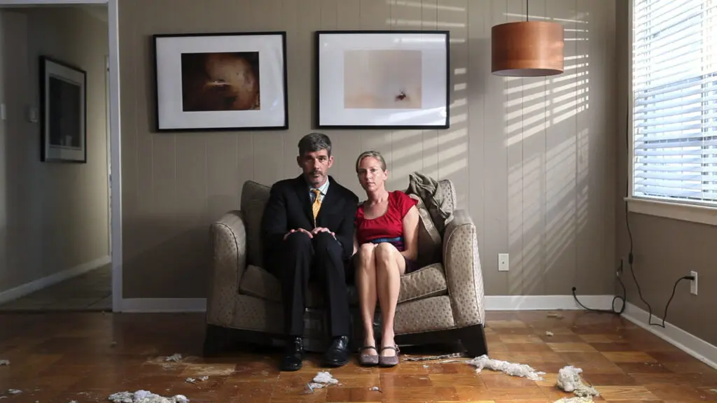 Hillerbrand+Magsamen created “DIY Love Seat” in 2012. (Photo courtesy Houston Center for Photography)
