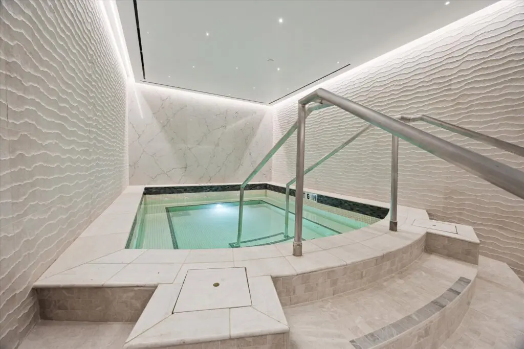 Also new to the locker rooms? Two new cold plunges and body dryers in each locker room for the ultimate rejuvenation.