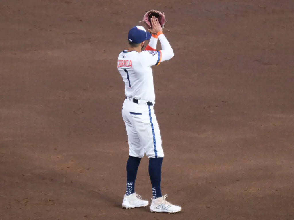 Carlos Correa still brings energy like no other as a Houston Astro. (Photo by F. Carter Smith)