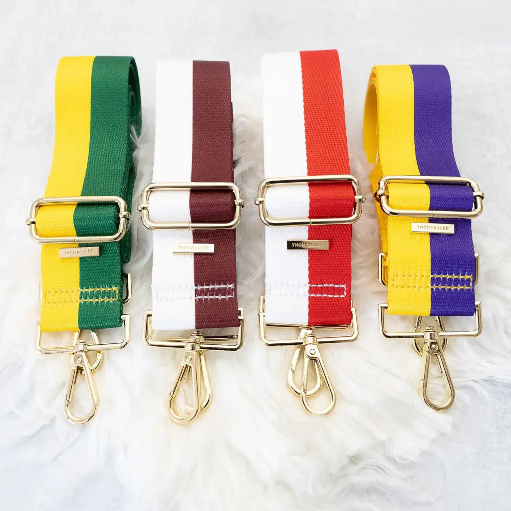 These purse straps are the perfect complement to your stadium-compliant clear bags. (Photo courtesy of Emma Lou's) 