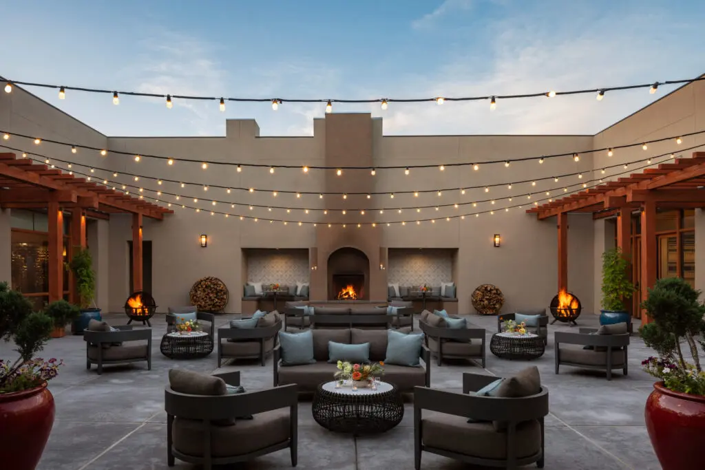 The 57-acre property offers 56 guest rooms and nine suites, so even when it's at capacity, the resort maintains its inherent tranquillity. (Photo by Four Seasons Resort Rancho Encantado Santa Fe)