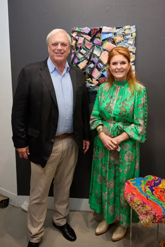 Albert Huddleston and Sarah Ferguson (Photo by Adam Stewart)