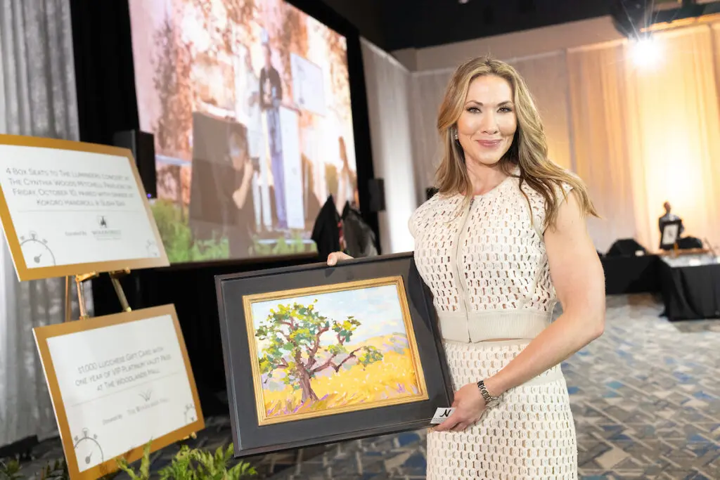Haley Garcia at The Woodlands Waterway Arts Festival. (Photo courtesy The Woodlands Arts Council)