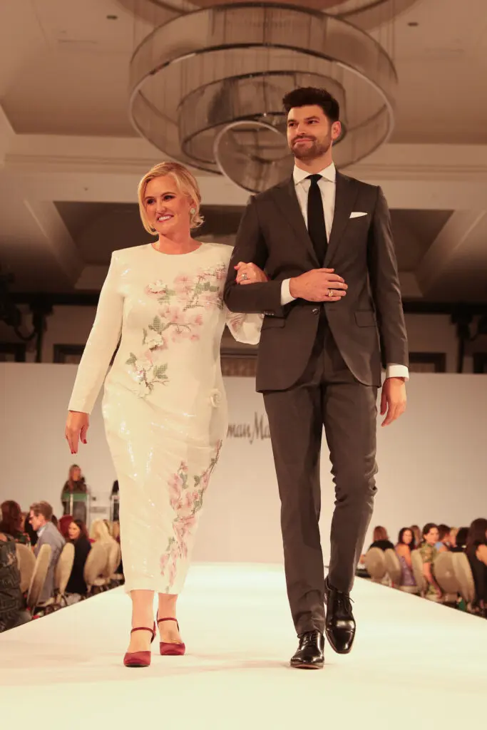 First time honoree Jennifer Allison at the PaperCity Philanthropy in Fashion Best Dressed luncheon. (Photo by Priscilla Dickson)