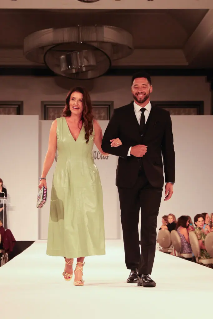 First time honoree Jordan Seff at the PaperCity Philanthropy in Fashion Best Dressed luncheon. (Photo by Priscilla Dickson)