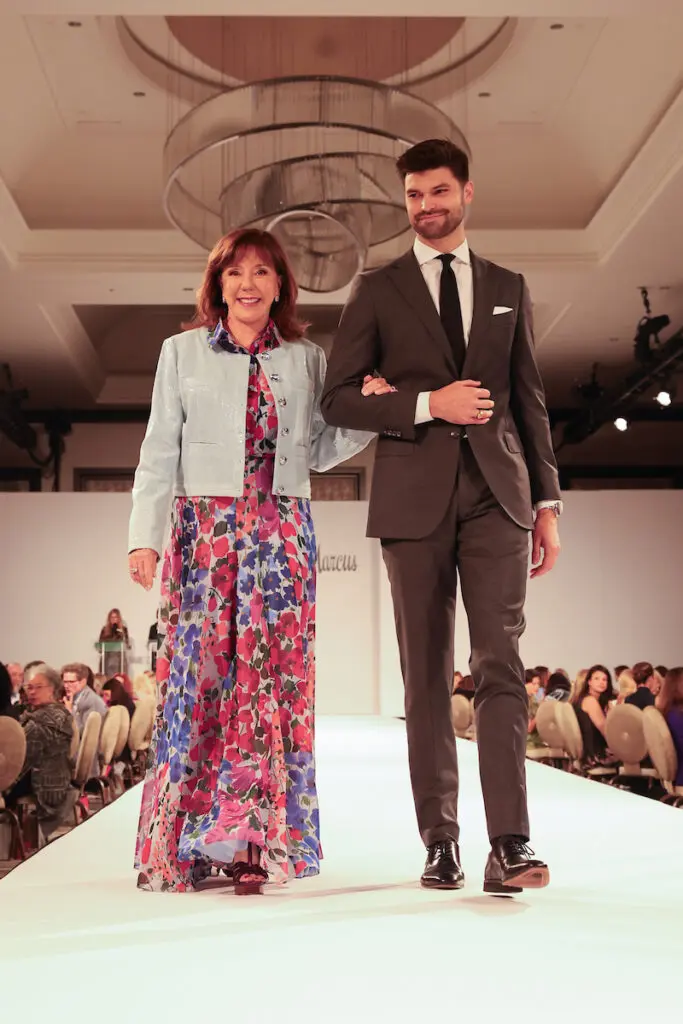 First time honoree Elizabeth Stein at the PaperCity Philanthropy in Fashion Best Dressed luncheon. (Photo by Priscilla Dickson)