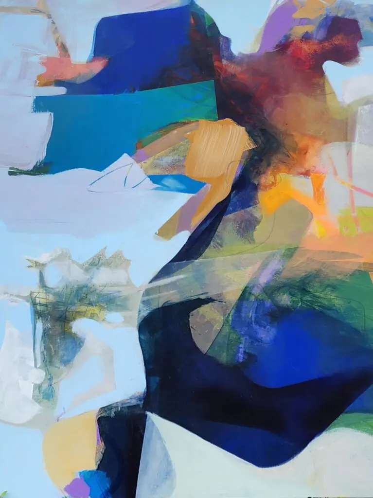 A contributor to Houston Art Weeks, artist Ron Gordon makes color feel like weather — shifting, colliding and opening new horizons. (Photo courtesy Ron Gordon)