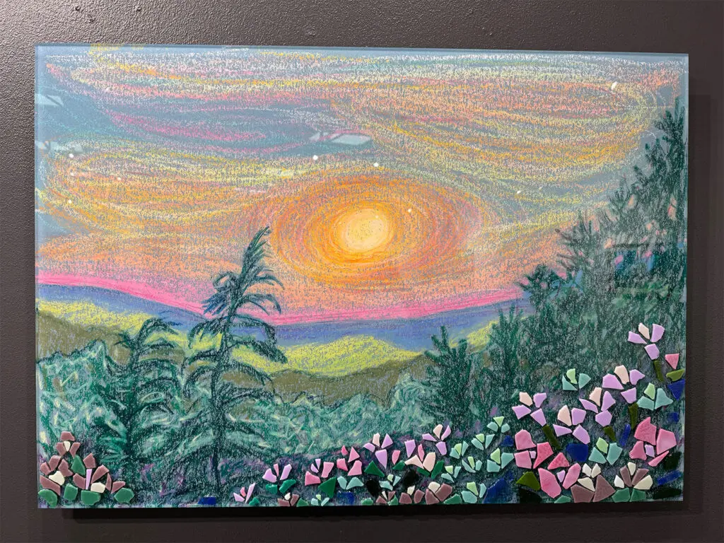 "Among the Wildflowers" by Anna Curnes (Photo by Adam Stewart)